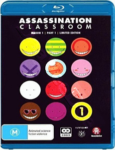 Assassination Classroom: Season 1 Part 1 |Episodes 1-11 | Ansatsu kyshitsu  |   Blu-Ray